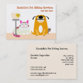 Pet Sitting Services Visitekaartje (Voorkant / Achterkant)