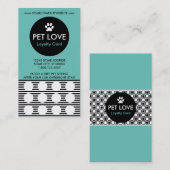 PET SITTING strips Klantenkaartje (Voorkant / Achterkant)