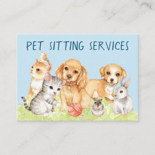 Pet Sitting Visitekaartje