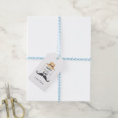 Pet snor Vaderdag Gift Label Cadeaulabel (Met Touw)
