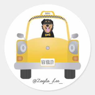 Pet sociale mediakanaal aanpassen ronde sticker