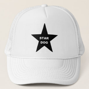 Pet Star Dog op zwarte ster