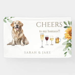 Pet Sunflower Cheers Cocktails Bar Bannière