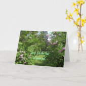 Pet Sympathie-lila Struik Kaart (Gele Bloem)