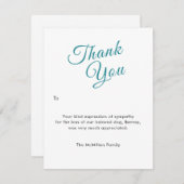 Pet Sympathie Merci Réponse Photo Carte Plat (Devant / Derrière)