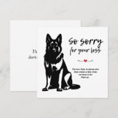 Pet Sympathie Notitiekaartje (Voorkant / Achterkant)