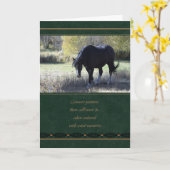 Pet Sympathie perte de la carte de cheval (Fleur jaune)