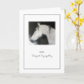 Pet Sympathie perte de la carte de cheval (Fleur jaune)