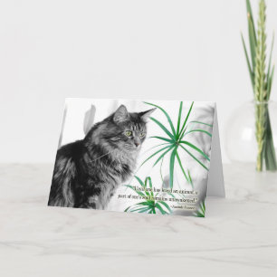 Pet Sympathiekaart voor kat Kaart