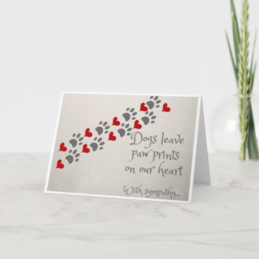 Pet Sympathy Card Kaart (Voorkant)
