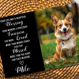 Pet Sympathy Gepersonaliseerde Foto Pet Loss Kaart