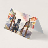 Pet Sympathy Personalized Photo pet Loss Card (Front)