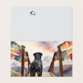 Pet Sympathy Personalized Photo pet Loss Card (Outside Unfolded)