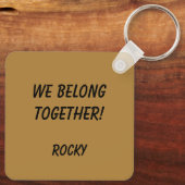 Pet Talk Sleutelhanger (Achterkant)