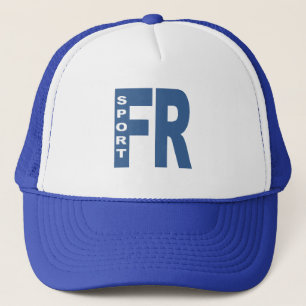 Pet trucker wit/royal FRANCE SPORT