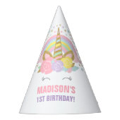 Pet Unicorn Birthday Party Feesthoedjes (Voorkant)