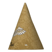 Pet van Beige Wings Party Feesthoedjes (Rechts)