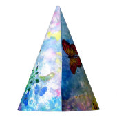 Pet van Butterfly Garden Party Feesthoedjes (Achterkant)