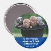 Pet van Davis Magneet (Voorkant / Achterkant)