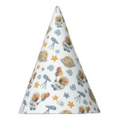 Pet van de Capybara Astronaut Pattern Party Feesthoedjes (Rechts)