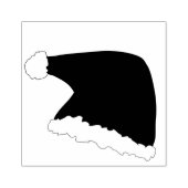 Pet van de kerstman 	rubberstempel (Afrduk)