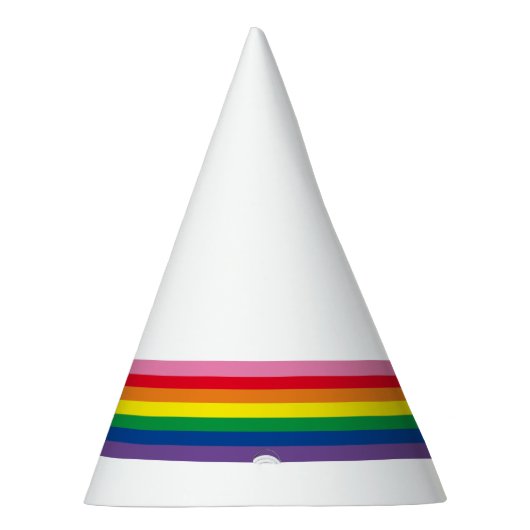 Pet van de moderne regenboogpartij feesthoedjes (Rechts)