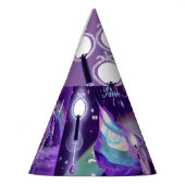 Pet van de Paarse Regenpartij Feesthoedjes (Links)