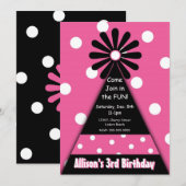 Pet van de partij met de Uitnodiging van de Dots v (Voorkant / Achterkant)