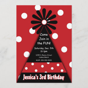 Pet van de partij met de Uitnodiging van de Dots v