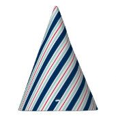 Pet van de Partij van de Streep van twee Toon het Feesthoedjes (Rechts)