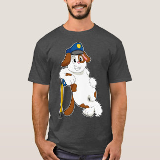 Pet van de politie van de honden t-shirt