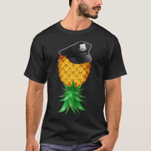 Pet van de politiefunctionaris voor ananas zwinger t-shirt