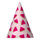 Pet van de roze Watermelonpatroonpartij Feesthoedjes (Voorkant)
