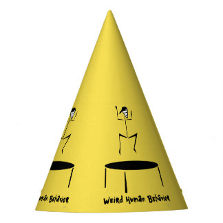 Pet van de triomfantelijke menselijke gedragspatro feesthoedjes