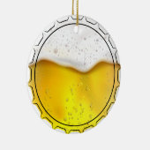 Pet van flesje van tapbier keramisch ornament (Rechts)