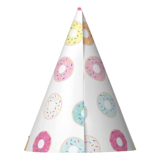 Pet van het feest met sproeiers. feesthoedjes (Achterkant)