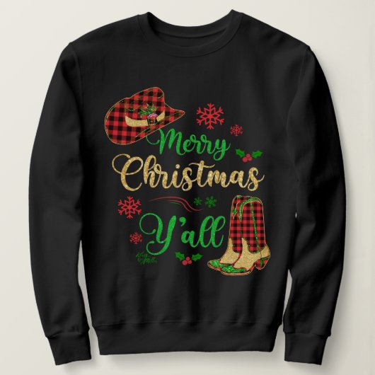 Pet van kerst en broekhaar trui (Design voorkant)