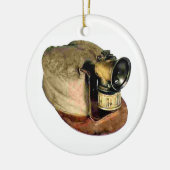 Pet van kolenmijnen keramisch ornament (Links)