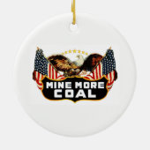 Pet van kolenmijnen keramisch ornament (Achterkant)