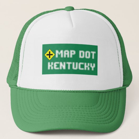 Pet van Map Dot Trucker (Voorkant)