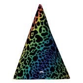 Pet van Rainbow Leopard Party Feesthoedjes (Rechts)