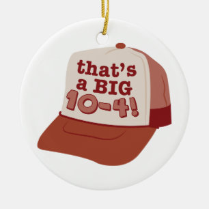 Pet van vrachtwagenchauffeur keramisch ornament