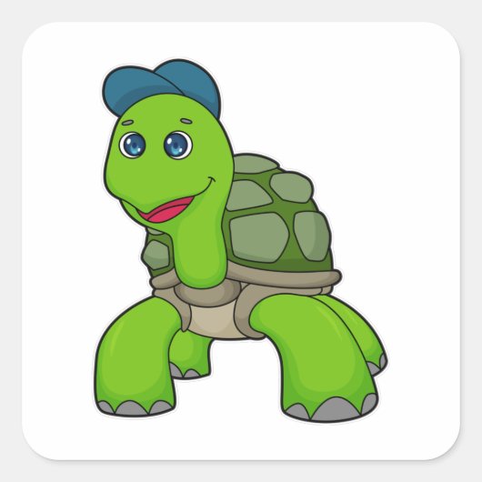 Pet Vierkante Sticker (Voorkant)