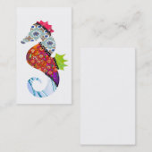Pet Visitekaartjes van het seahorse Patchwork (Voorkant / Achterkant)