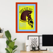 Pet voor paardenvet poster (Thuiskantoor)