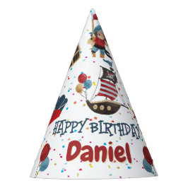 Pet voor verjaardagen met piratenthema feesthoedjes