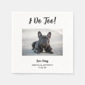 Pet Wedding Cocktail Napkins Servet (Voorkant)