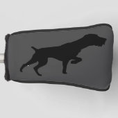 Pet Wirehaire Pointer Golfheadcover (Voorkant)