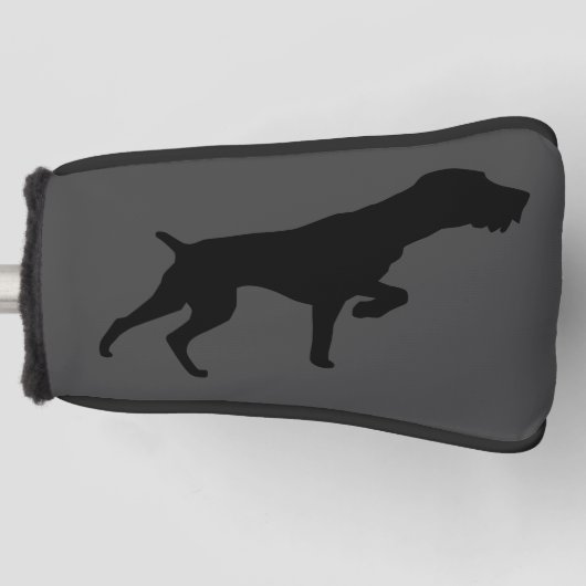 Pet Wirehaire Pointer Golfheadcover (Voorkant)