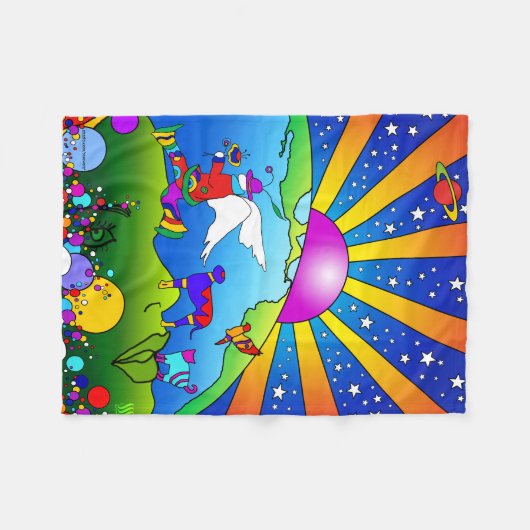 Pet World Fleece Blanket (Voorkant (Horizontaal))